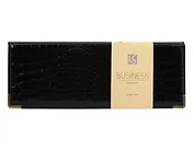 Планинг дат. 2026г. 56л "Business Premium. Grand croco" черный, 7Б, тв.переплет, настольный, иск.кожа, обл.поролон, евроспираль, съемный тонир.блок, мет.уголки, инд.уп