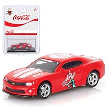 450029 Машинка литая коллекционная Motor City - Die-сast модель Coca-Cola 2013 Chevrolet Camaro SS, масштаб 1:64 (металлическая), возраст 14+