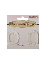 Объемные фигурки Маленькие рамочки (SCB241007) (3,5х2,5см) (2 штуки) (упаковка)