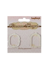 Объемные фигурки Маленькие рамочки (SCB241007) (3,5х2,5см) (2 штуки) (упаковка)