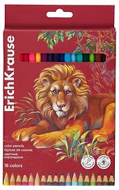 Карандаши цветные «Safari», Erich Krause, 18 цветов