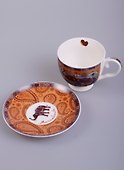 Набор Marrakesh (чашка с блюдцем 130 мл) костяной фарфор Gift'n'home (СS-130 Marrakesh) - 1