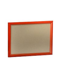 Рама 25*35 деревянная, цв. красный с золотом, лак, со стеклом, Двуреченский