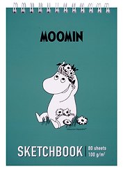 Скетчбук «Moomin», А5+, 40 листов, 100 г/м2, Academy Style