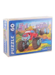 Пазл Крутые джипы Рыжий кот 60 элементов ПУ60-0622