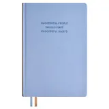 Ежедневник недат. А5 160л "Буйвол" голубой, бежевый, кожзам, тв.переплет, блинтовое тиснение, офсет, ляссе