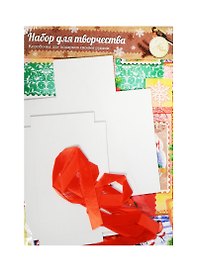 Набор для декорирования подарочной коробки Новый год винтаж (1133653) (21х29,8см) (Арт Узор) (упаковка)