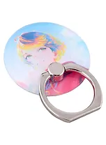 Держатель-кольцо для телефона Аниме Синтонимы Персонаж на фоне неба (цветной) (Медина Мирай) (металл) (коробка)