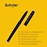 Ручка гелевая Schiller, Error-free, пиши-стирай синяя 0,5 мм - 2
