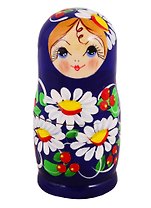 Матрешка 3 в 1 (Цветы, Эскиз 02, Ромашки) (М03110302)