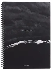 Тетрадь А4 96л кл. "Dune", прилив, карт.обл., спираль, ламинация