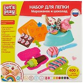 Набор для лепки ТМ Let`s play/Лэтс плэй Мороженое и шоколад, 25см 36738 - 1