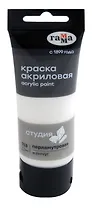 Краска акриловая художественная "Студия" перлам., жемчуг, 75мл, пласт.туба, ГАММА