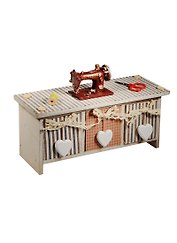 Шкатулка для рукоделия Прованс (28х9х18см) (222-105)