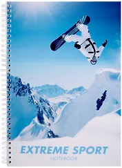 Тетрадь в клетку Listoff, Extreme sport, А4, 80 листов