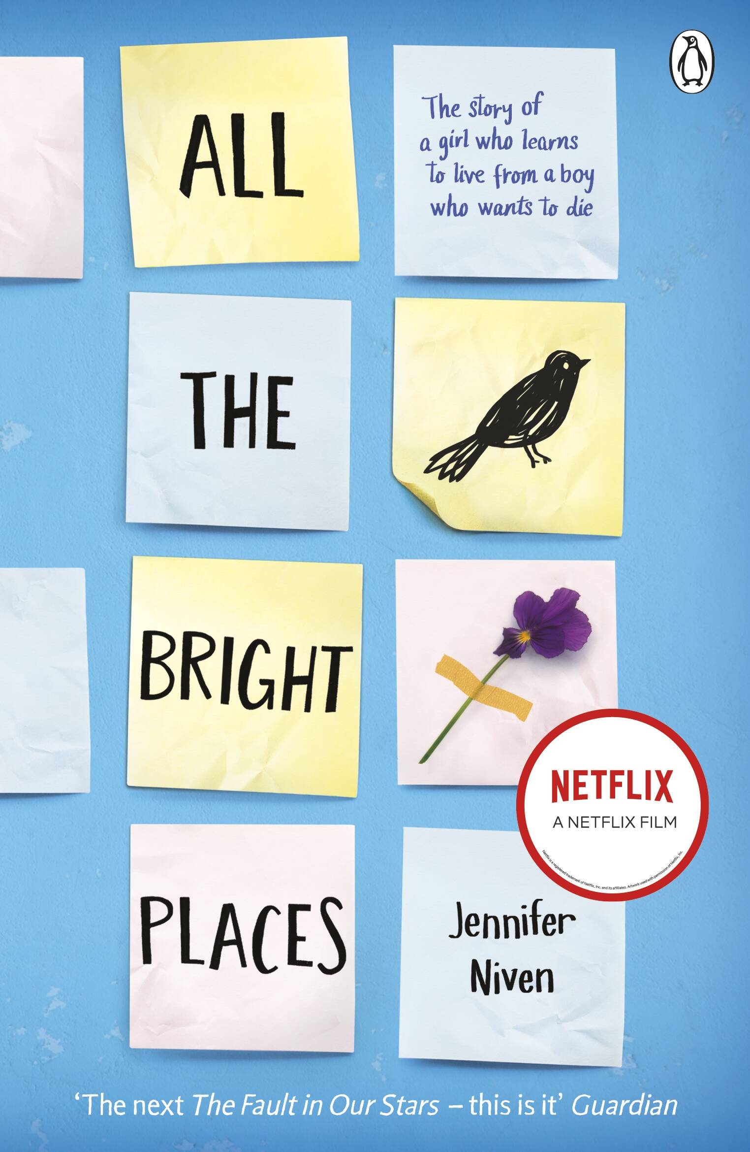 Обложка книги «All the bright places»