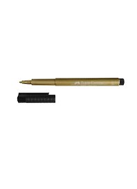 Ручка капиллярная золотая 1,5мм "Pitt Artist Pen Metallic", Faber-Castell