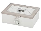 Шкатулка Прованс полоски и горошек (20х14х7,5) (222-226)