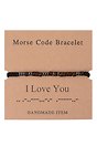 Браслет Морзе I Love You (12-202509-BR-ZJ4322)