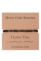 Браслет Морзе I Love You (12-202509-BR-ZJ4322)