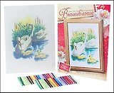 Набор для вышивания крестиком Лебеди (537334) (20х28см) (упаковка)