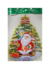 Панно новогоднее Дед Мороз под елкой (35х24) (11-721) (Авангард) (Лефард)