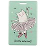 Чехол для карточек Kitty ballerina зеленый (ДК2017-130)