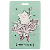 Чехол для карточек Kitty ballerina зеленый (ДК2017-130)