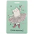 Чехол для карточек Kitty ballerina зеленый (ДК2017-130) - 0