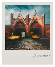 Открытка, одинарная,  Калининград Бранденбургские ворота