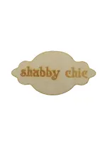 Заготовка деревянная для декупажа Табличка с надписью Shabby chic