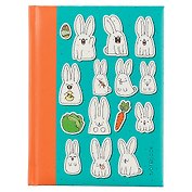 Записная книжка «Белые кролики», 80 листов, А6