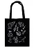 Сумка-шоппер Космос черная, текстиль,  40см.*32см. - 0