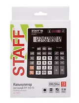 Калькулятор 12 разрядный, настольный, 2-е питан., ELEVEN CDB1201-BK