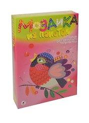 Мозаика из пайеток Снегирь (2612) (Чудо-мастерская) (набор для творчества) (коробка)