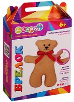 Набор для детского творчества Игрушка-брелок Мишка (10х12 см) (6+) (LMDA-UA24-TCTB-BOX) (коробка)