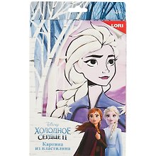 Набор для творчества Картина из пластилина LORI Disney. Холодное сердце-2 Эльза Пкд-014