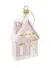 Новогоднее подвесное украшение Домик розовый (пластик) (ПВХ бокс) (11см) (12-09305-N3) - 2