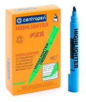 Текстовыделитель Centropen, Fax, голубой 5 мм