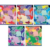 Тетрадь в клетку Unnika, "Цветочный микс", А5, 48 листов