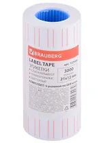 Лента для этикет-пистолета белая 21*12мм 5*600шт