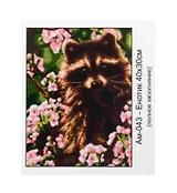 Алмазная мозаика с квадратными стразами (полное заполнение) "Енотик", 30 х 40 см