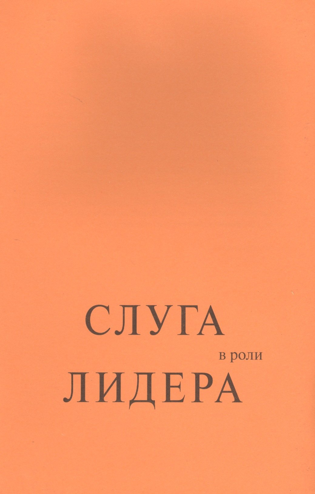 

Слуга в роли лидера