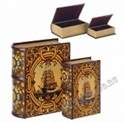 Набор из 2-х шкатулок (393087) (22x18x8 см) (17х11х6см) (коробка)