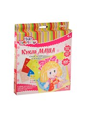 Набор д/творчества мозаика по номерам "Кукла Маша" 300+ детал. 00617