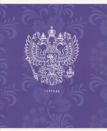 Тетрадь общая «Государственная символика», 48 листов в линейку, А5, в ассортименте - Listoff