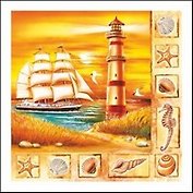 Салфетки Maki бум. сервиров. Маяк (SLОG015501) (33х33) (20шт) (3сл)