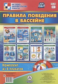 Комплект плакатов "Правила поведения в бассейне"