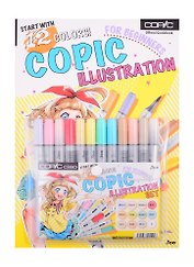 Набор маркеров Copic Ciao манга иллюстрация 12цв