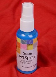 ArtSpray Акриловая спрей-краска Васильковый (ST9) (флакон) (50мл) (WizzArt)